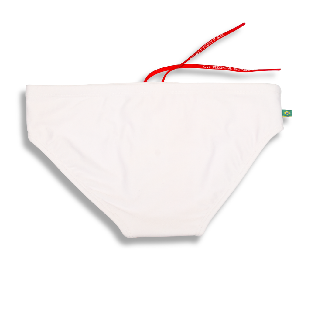 CA-RIO-CA Branco / White  Men's Swimming Sunga - Beachwear for Men