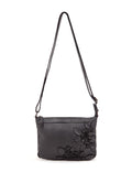ELIZA CROSS BODY BAG W/ ADJUSTABLE STRAP - BLACK