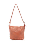 COOGEE CROSS BODY BAG W/ ADJUSTABLE STRAP - TAN