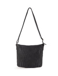 COOGEE CROSS BODY BAG W/ ADJUSTABLE STRAP - BLACK