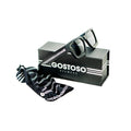 CA-RIO-CA Gostoso Stripes Sunglasses - Black & White