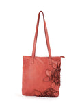 FLINDERS FLORAL TOTE - TAN