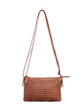 PADDINGTON CROSS BODY BAG W/ ADJUSTABLE STRAP - TAN