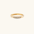 Barkly Stacking Ring | 9ct Solid Gold, Lab-Grown Diamonds