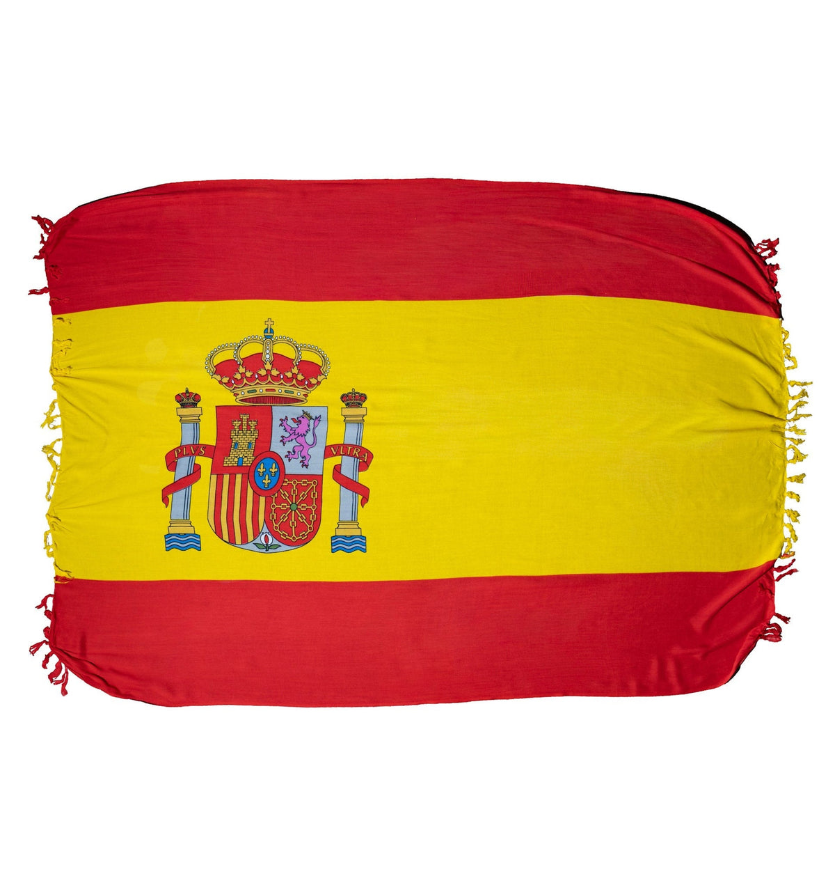 CA-RIO-CA BRAZILIAN ðŸ‡§ðŸ‡· CANGA -Red And Yellow - Brazilian Beach Towel (Sarong/Pareo)