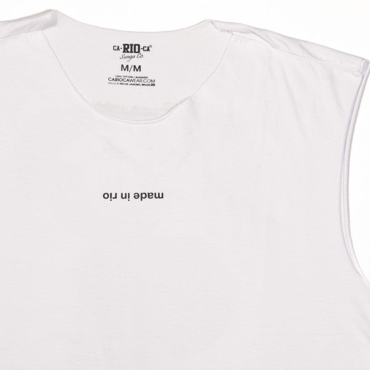 CA-RIO-CA made in rio (flip) - Men's Cotton Sleeveless T-Shirt