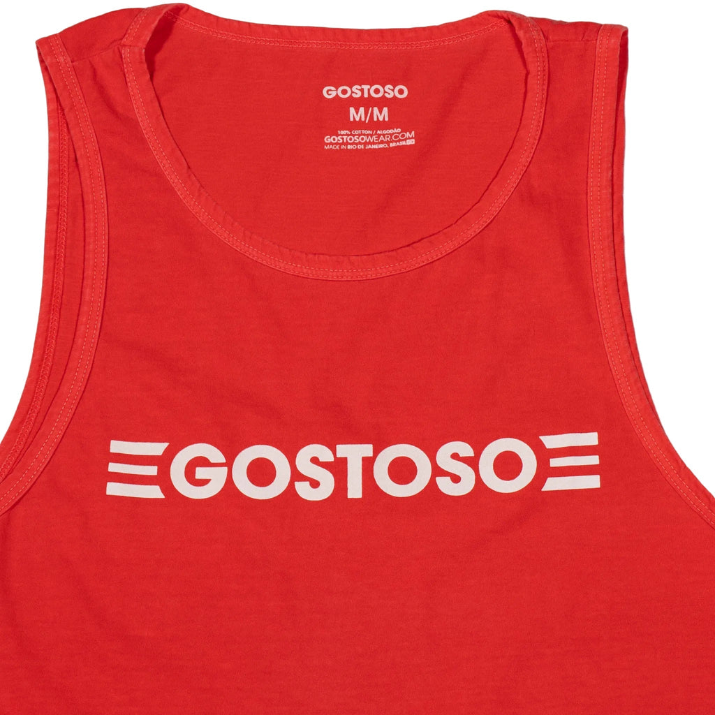 CA-RIO-CA GOSTOSO Red Tank  - Men's tank top