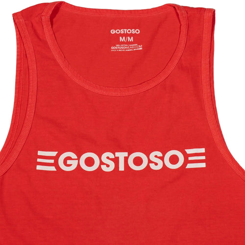 CA-RIO-CA GOSTOSO レッドタンクトップ - メンズタンクトップ