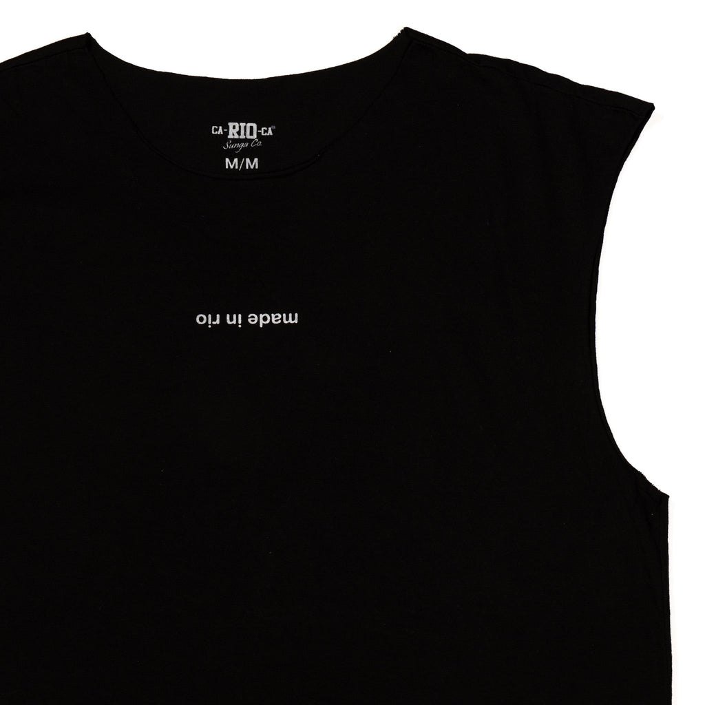 CA-RIO-CA made in rio (flip) - Men's Cotton Sleeveless T-Shirt