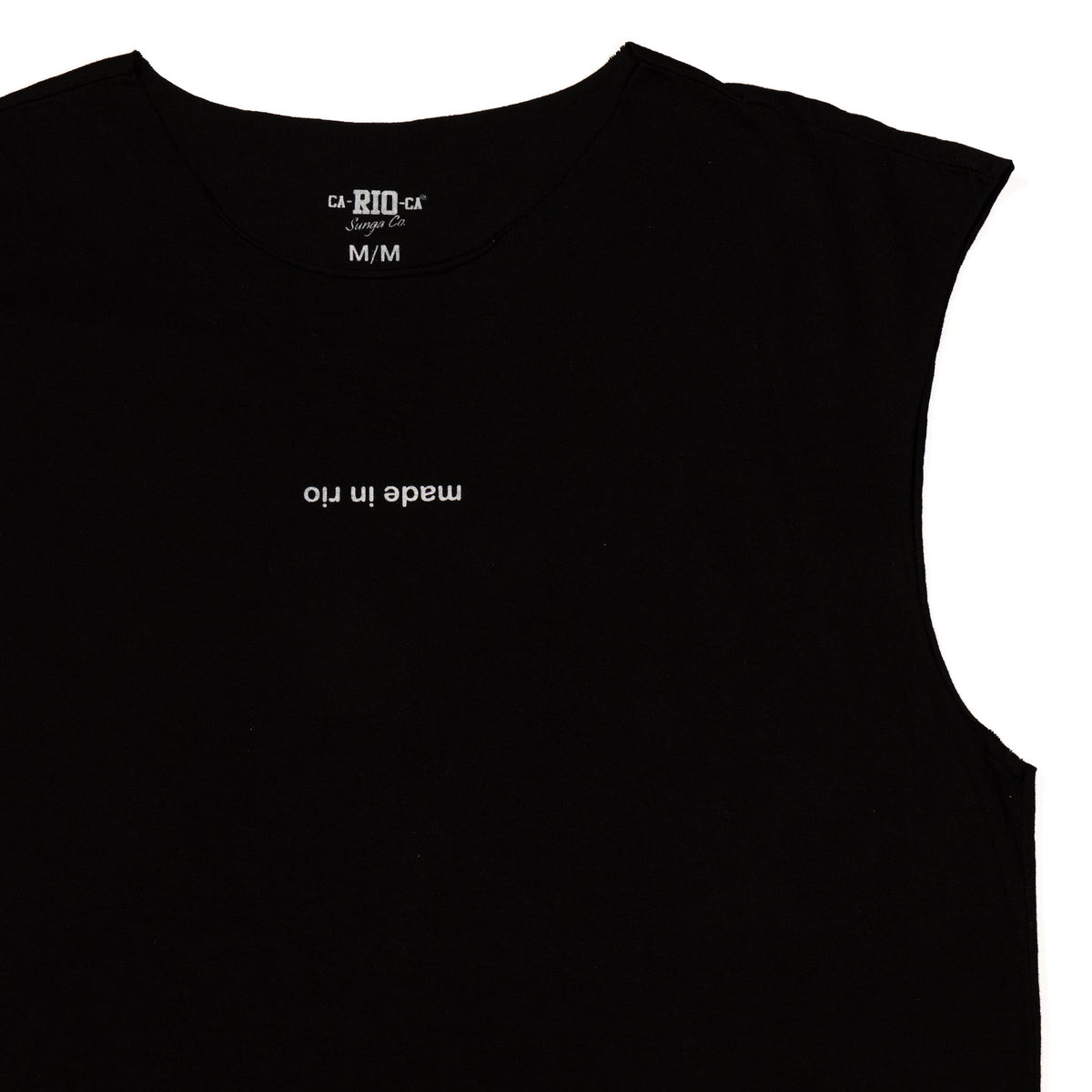 CA-RIO-CA made in rio (flip) - Men's Cotton Sleeveless T-Shirt