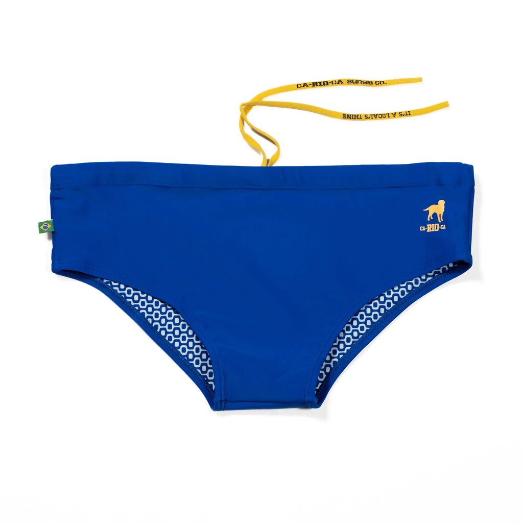 CA-RIO-CA Men's Low Rise Solids Cut Sunga - Male Bathing Suit - Final Few
