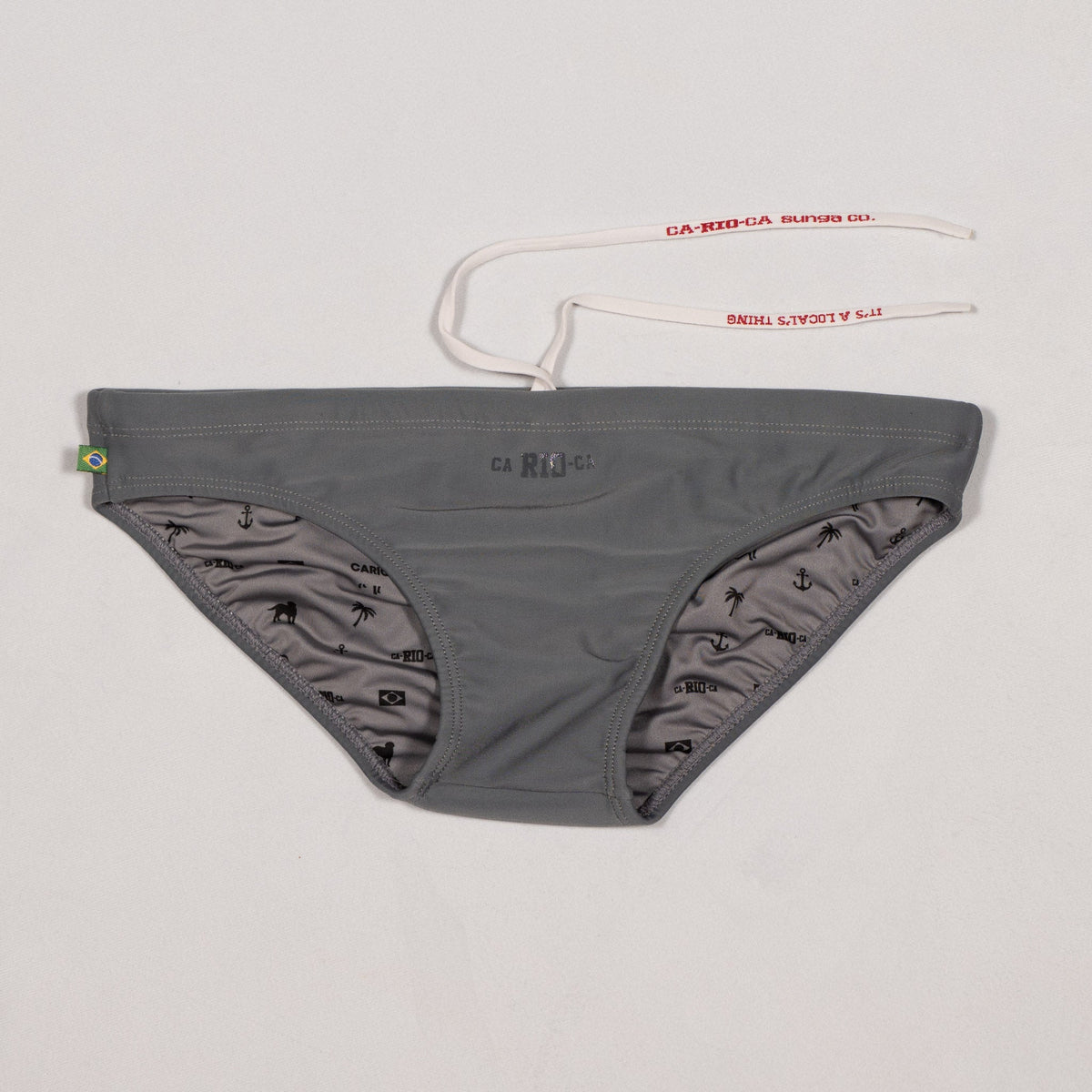 CA-RIO-CA Bikini Cut Solids Colors Sunga - Male Bathing Suit