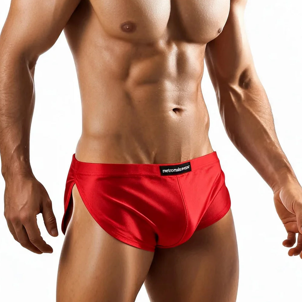 MetroMaleWear (M2W) Men's Shorts Red 2108-12