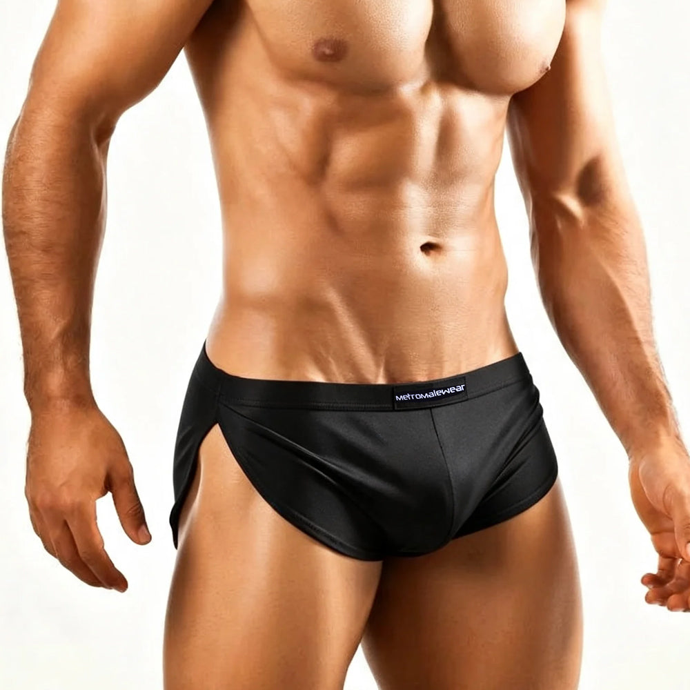 MetroMaleWear (M2W) Men's Shorts Black 2108-20