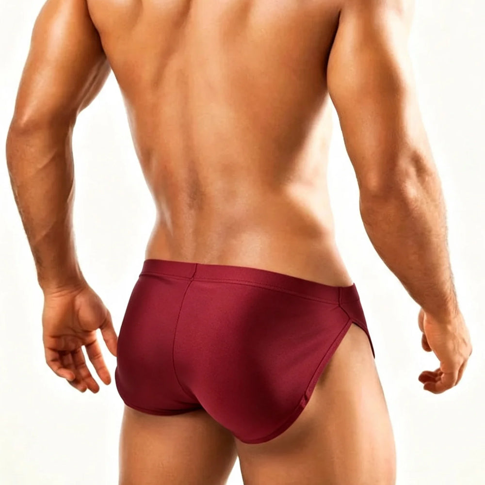 MetroMaleWear (M2W) Men's Shorts Burgundy 2108-29