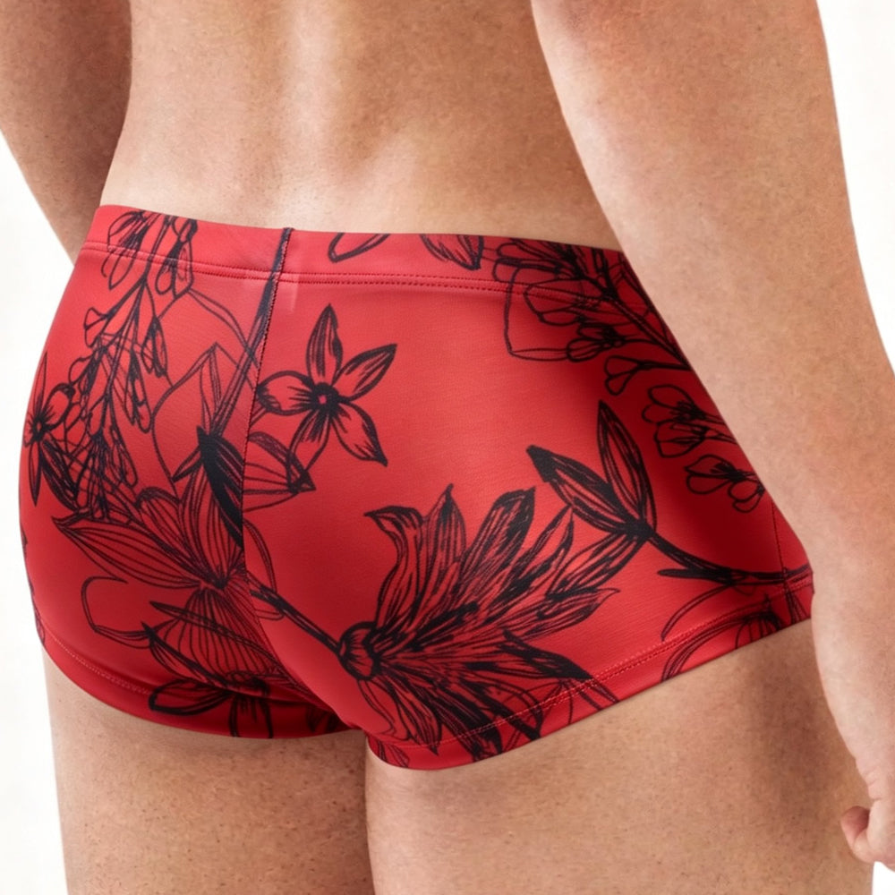 MetroMaleWear (M2W) Men's Mindle Trunk Red 2125-22