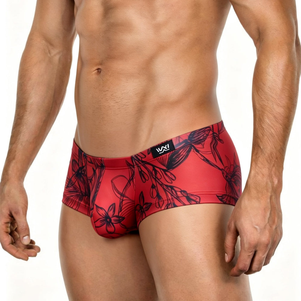 MetroMaleWear (M2W) Men's Mindle Trunk Red 2125-22