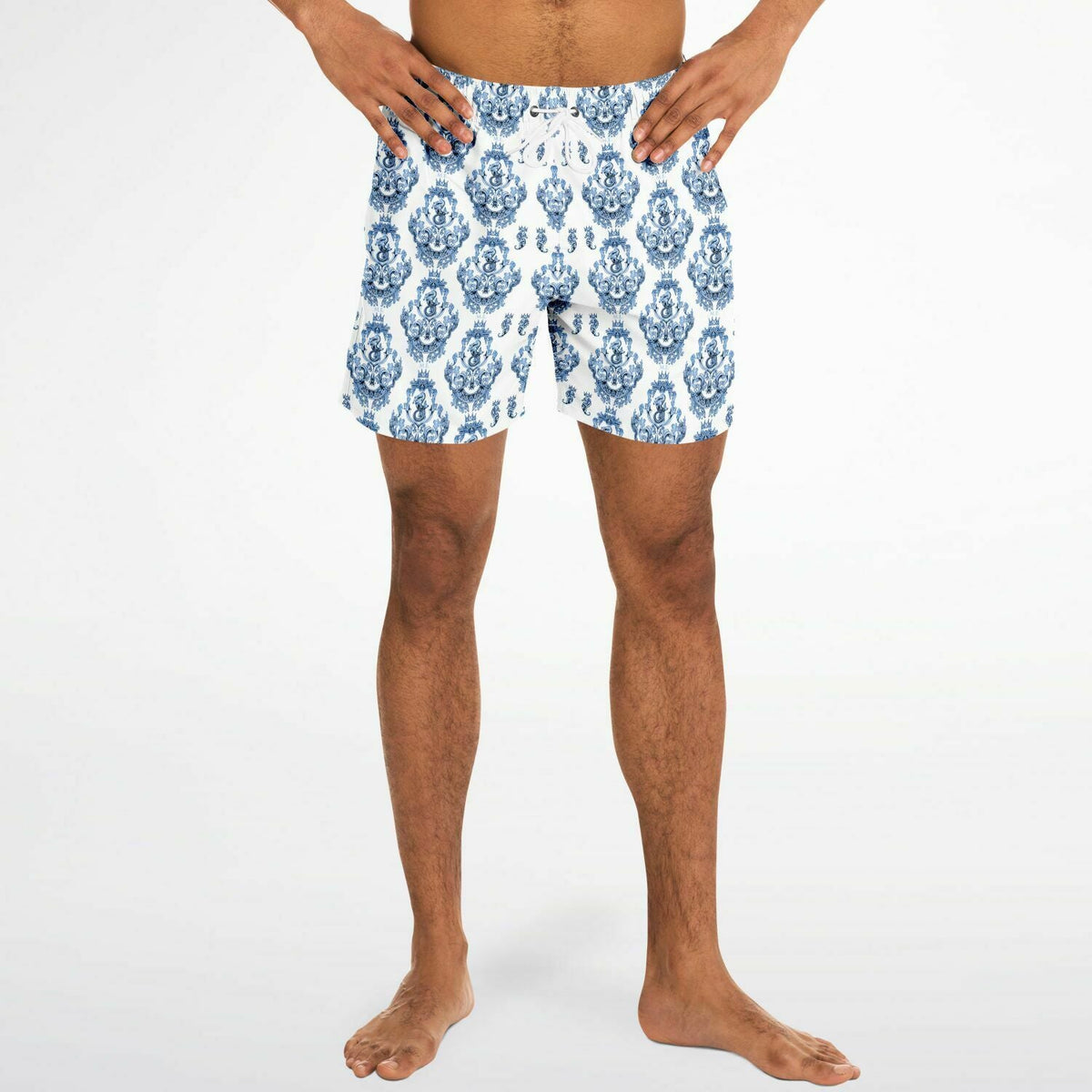 Maris Equi Blue Baroque Men's Swim Shorts