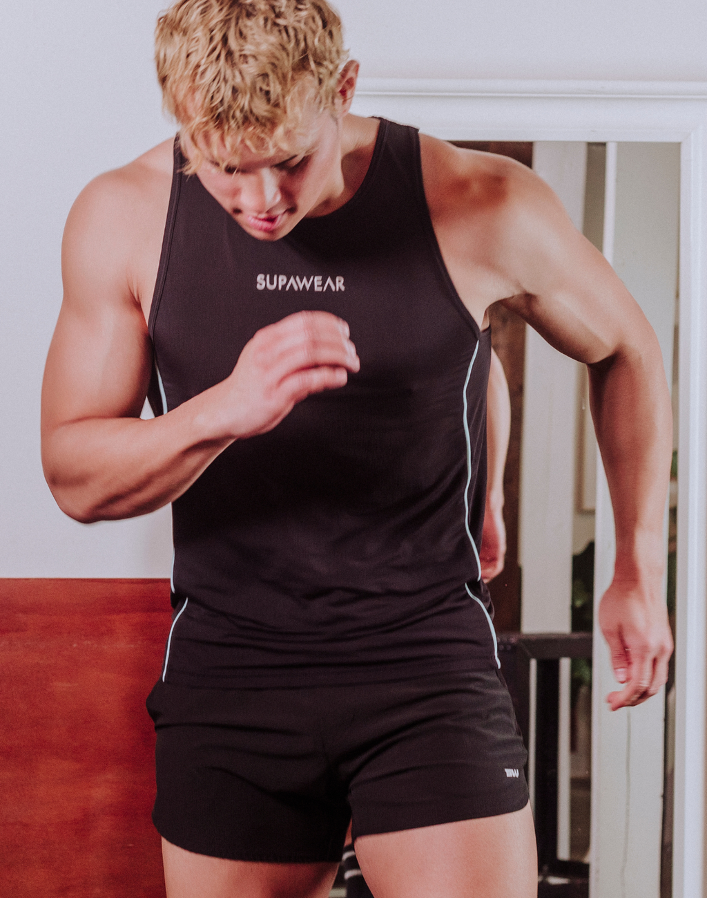 SUPAWEAR Speed Singlet - Black