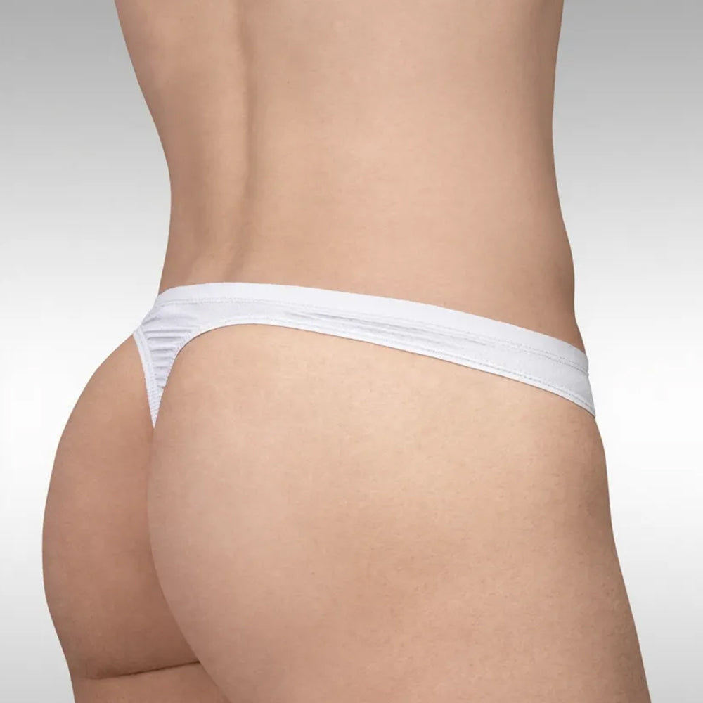 MetroMaleWear (M2W) Men's Flux Thong White 2352-00