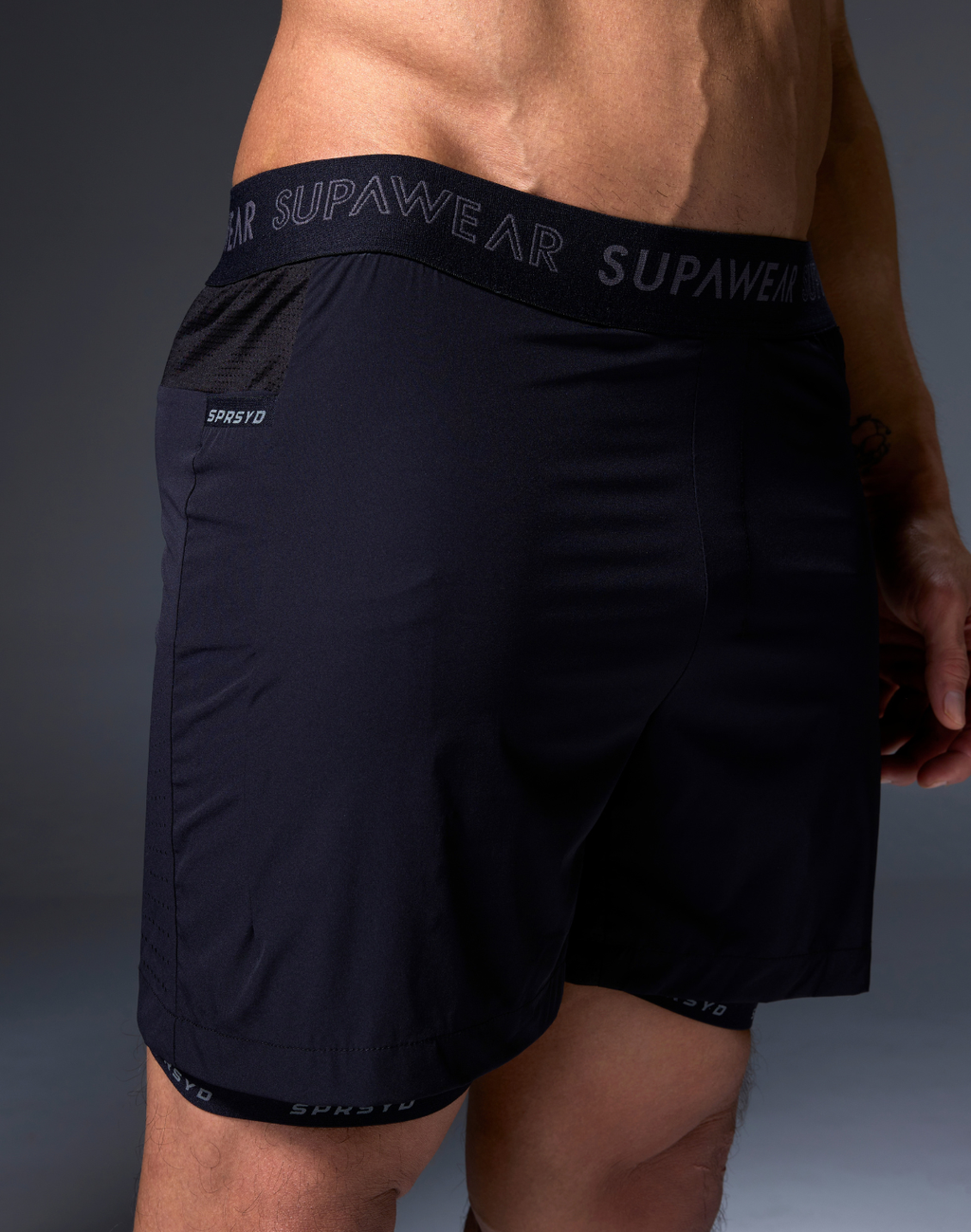 SUPAWEAR Men's SPR Flex Shorts - Black
