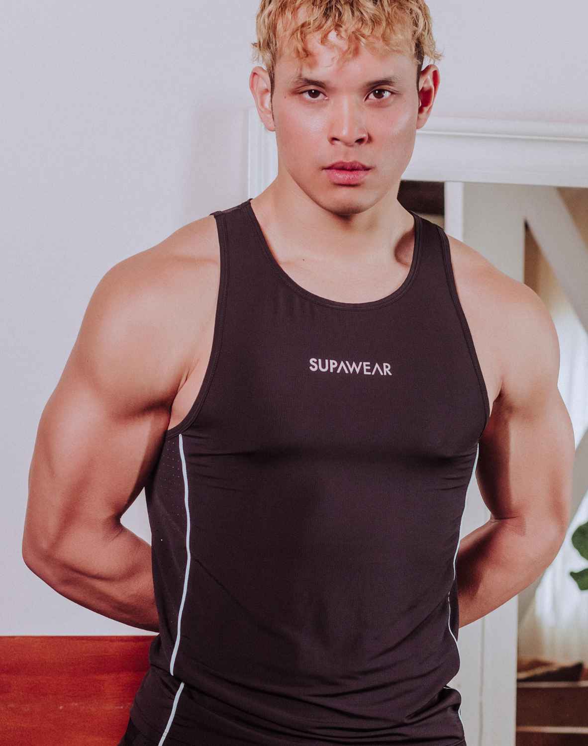 SUPAWEAR Speed Singlet - Black