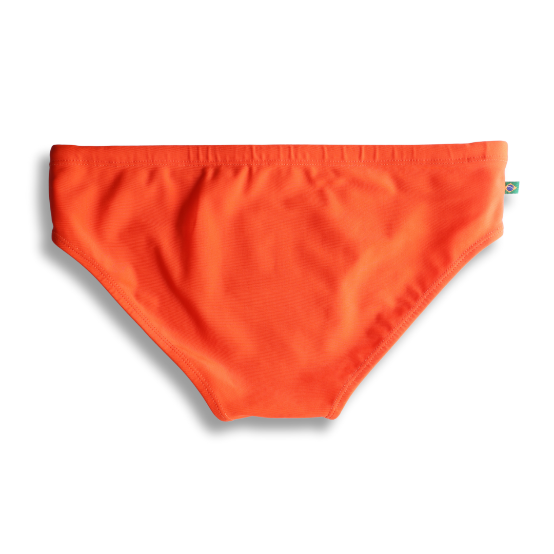 CA-RIO-CA Tangerine solids Men's Swimming Sunga - Beachwear for Men
