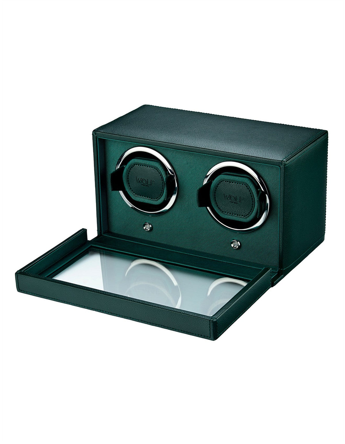 Wolf Double Cub Winder with Cover Green