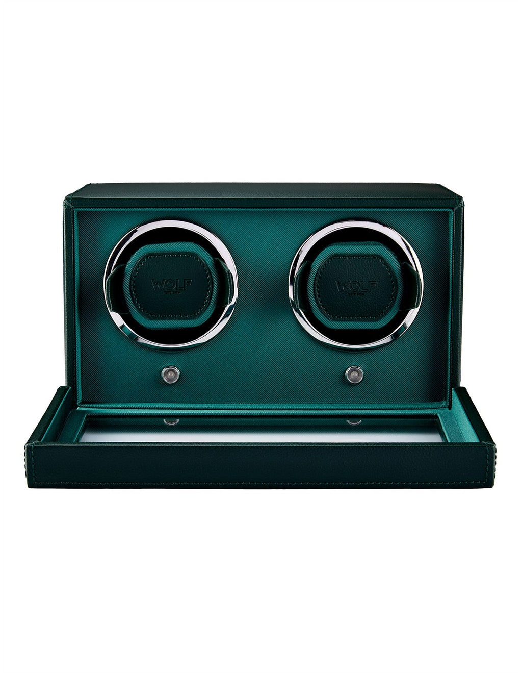 Wolf Double Cub Winder with Cover Green