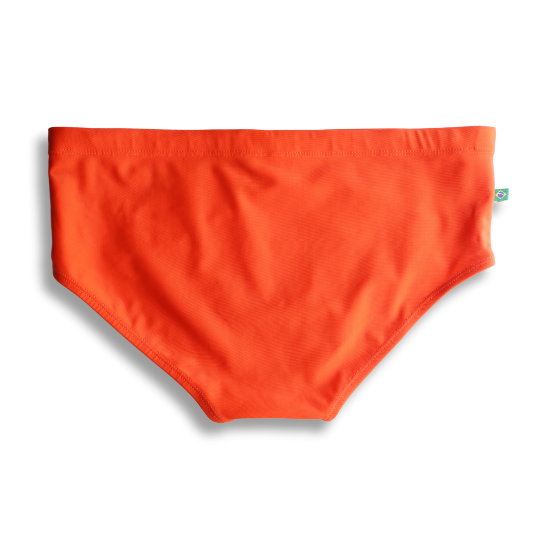 CA-RIO-CA Tangerine solids Men's Swimming Sunga - Beachwear for Men