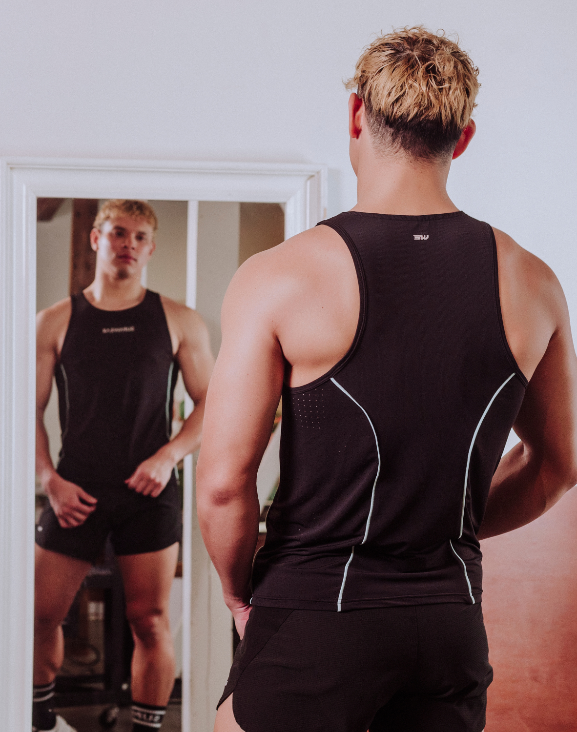 SUPAWEAR Speed Singlet - Black
