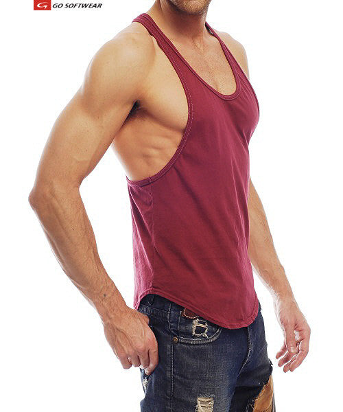 Go Softwear 4645A Men's Muscle Tank - Cardinal