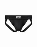 Black 2eros aktiv cronus jockstrap underwear with mesh panel and elastic waistband for athletic support
