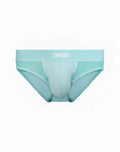 Mint green 2eros aktiv hermes mesh briefs with ribbed waistband and brand logo in breathable fabric