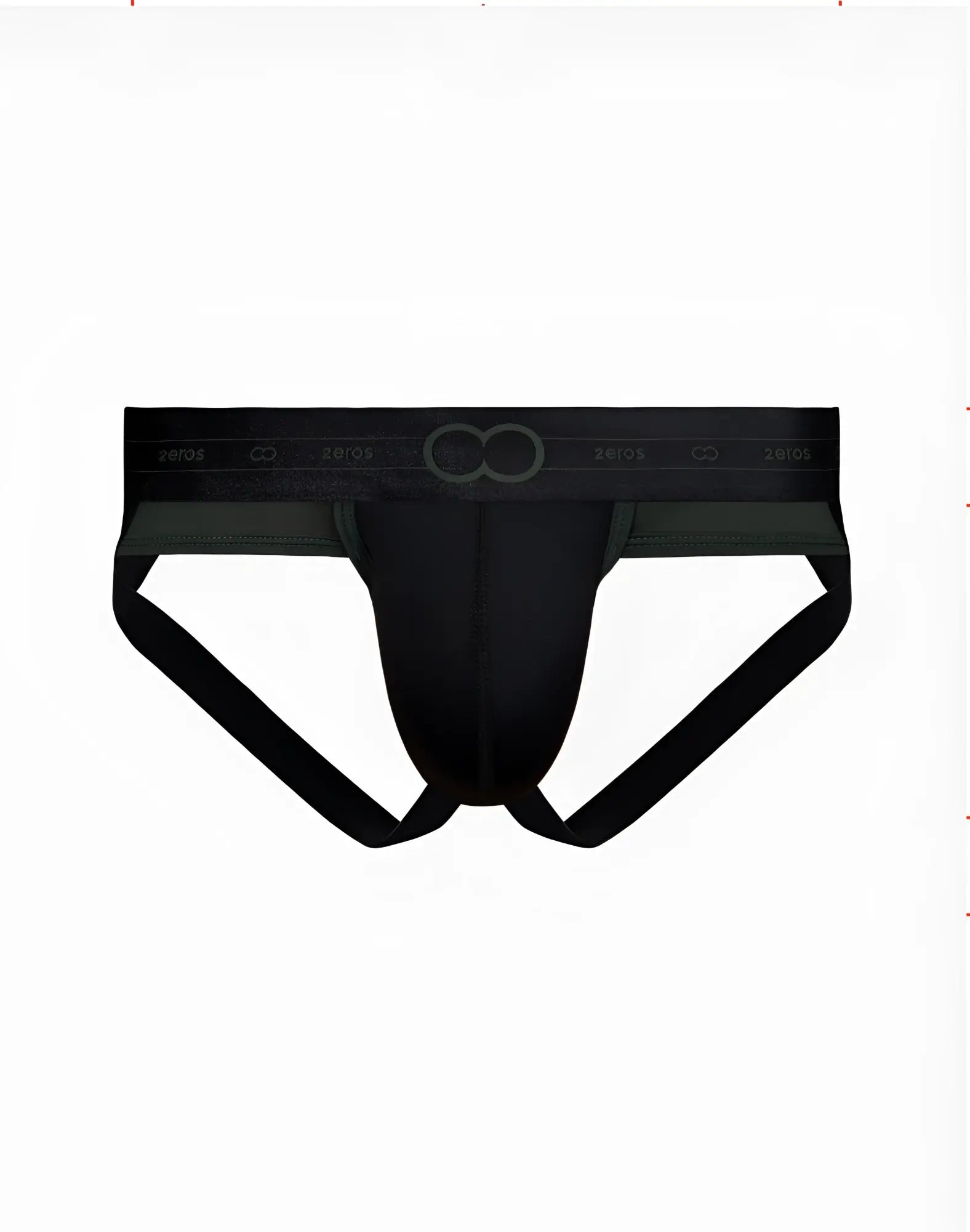 Black 2eros aktiv pegasus jockstrap underwear with supportive contoured design and reinforced waistband logo