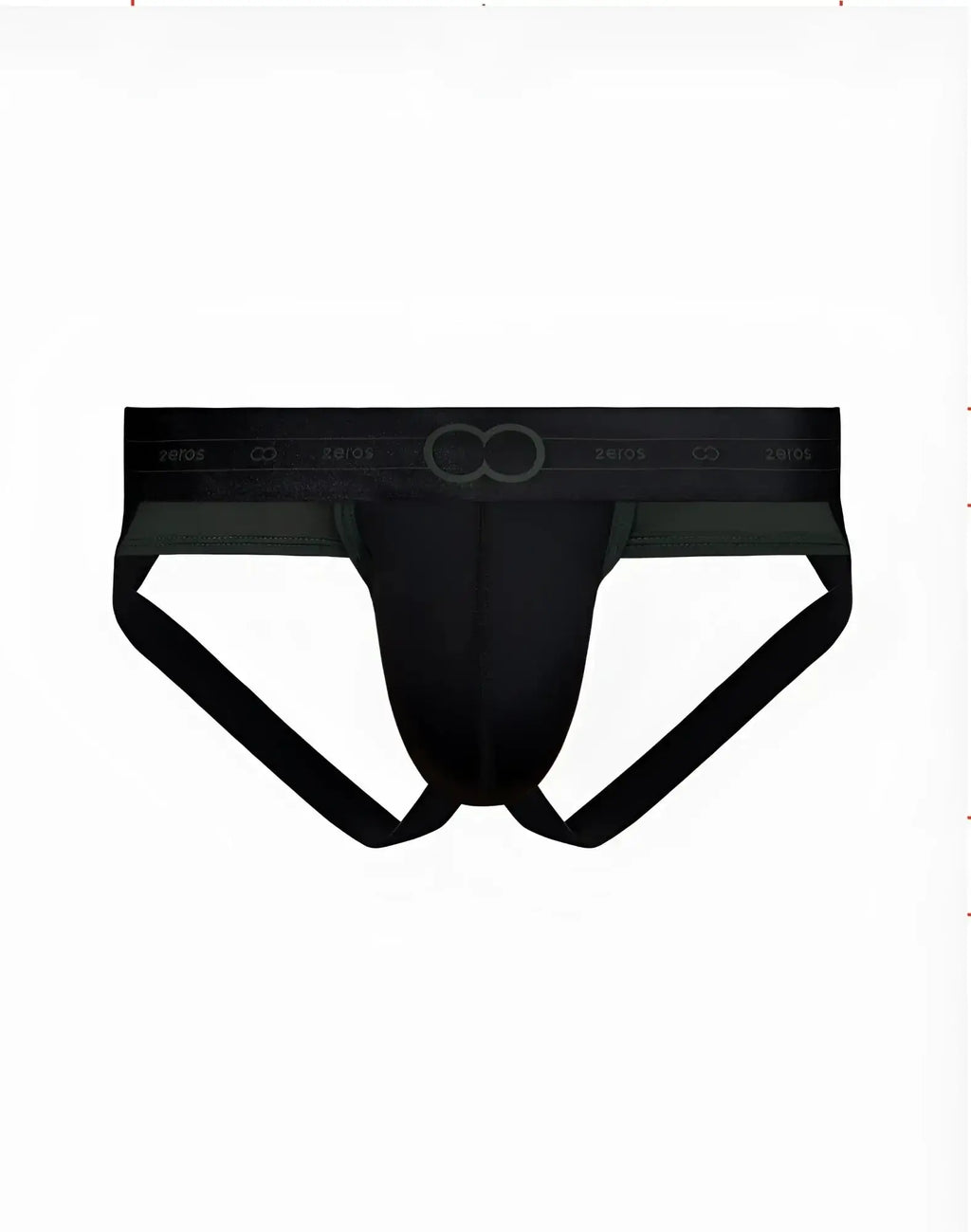 Black 2eros aktiv pegasus jockstrap underwear with supportive contoured design and reinforced waistband logo