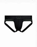 Black 2eros aktiv pegasus jockstrap underwear with supportive contoured design and reinforced waistband logo
