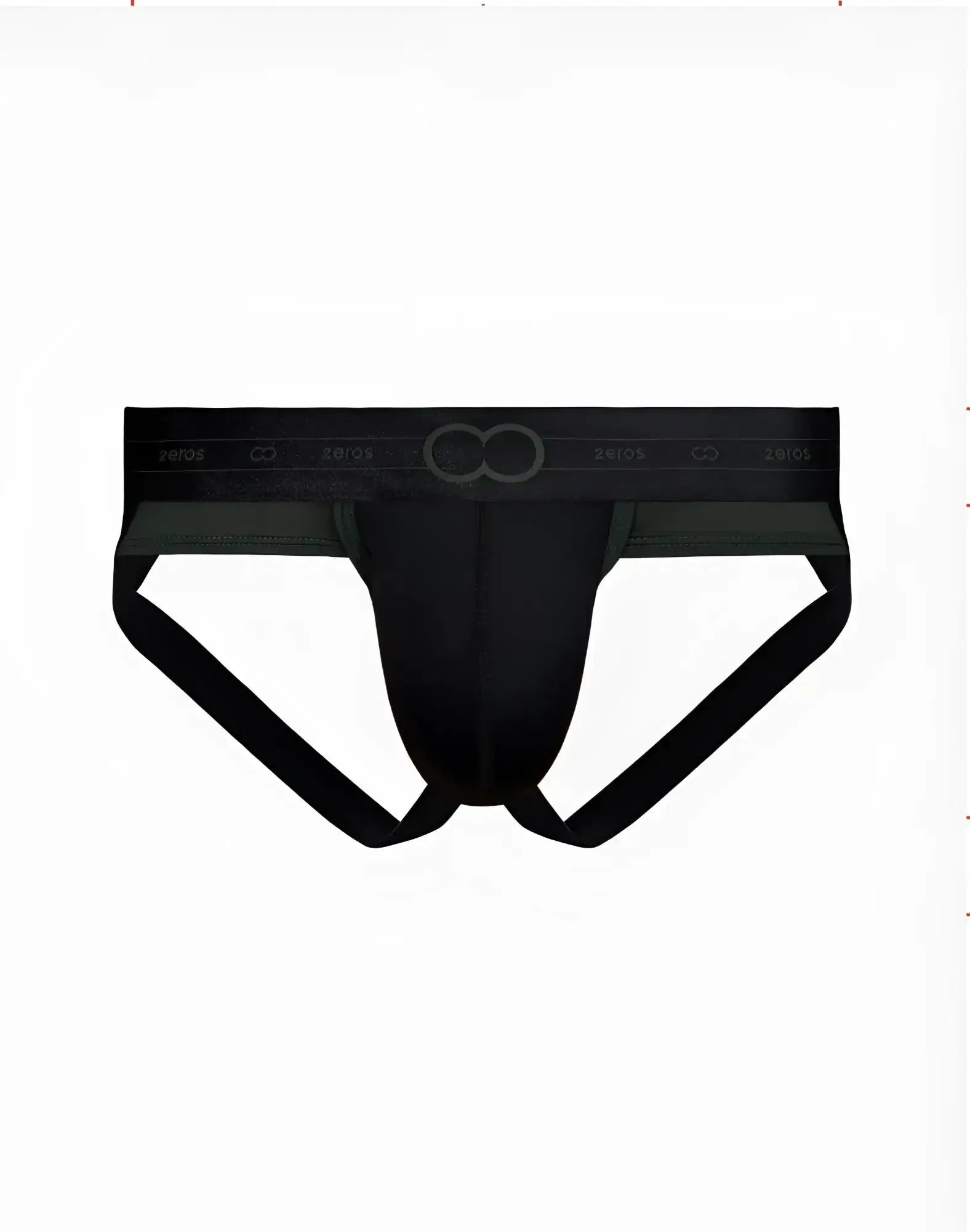 Black 2eros aktiv pegasus jockstrap underwear with supportive contoured design and reinforced waistband logo