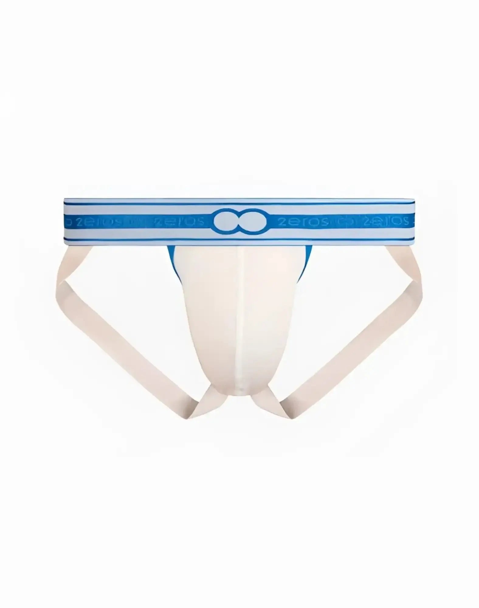 2EROS Heracles jockstrap underwear in white and blue with supportive athletic design for comfortable wear