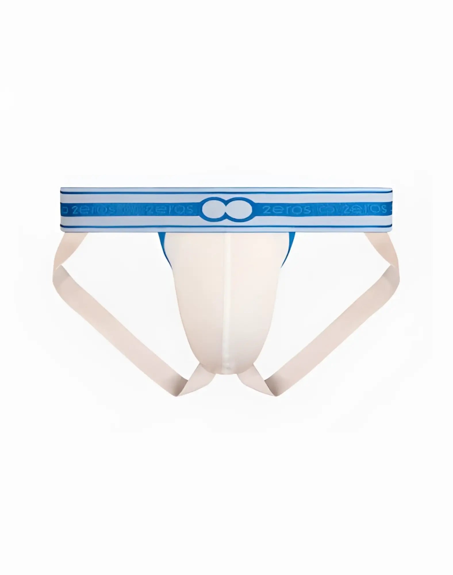2EROS Heracles jockstrap underwear in white and blue with supportive athletic design for comfortable wear
