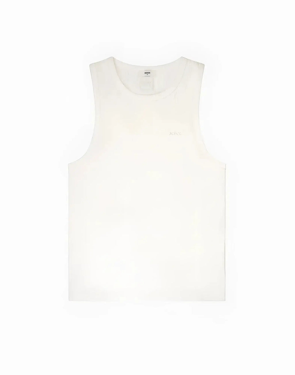 2eros icon singlet white sleeveless tank top made from soft lightweight fabric with subtle stitching details