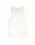 2eros icon singlet white sleeveless tank top made from soft lightweight fabric with subtle stitching details