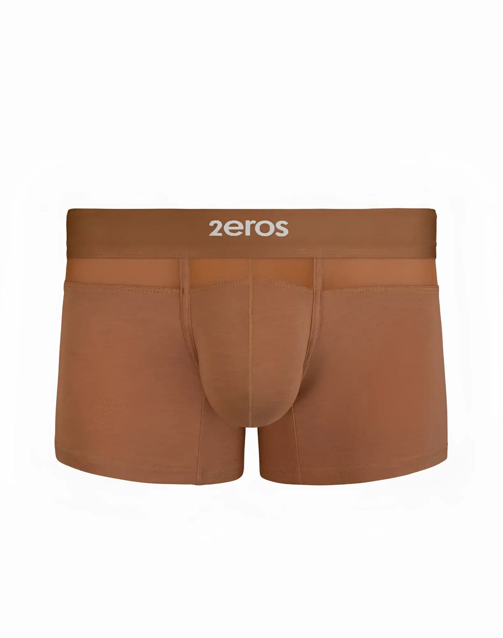 Brown 2eros men’s briefs with a supportive pouch and elastic waistband from the morpheus trunk underwear collection