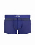Deep blue 2eros morpheus trunk men’s boxer briefs with supportive contoured design and mesh waistband paneling