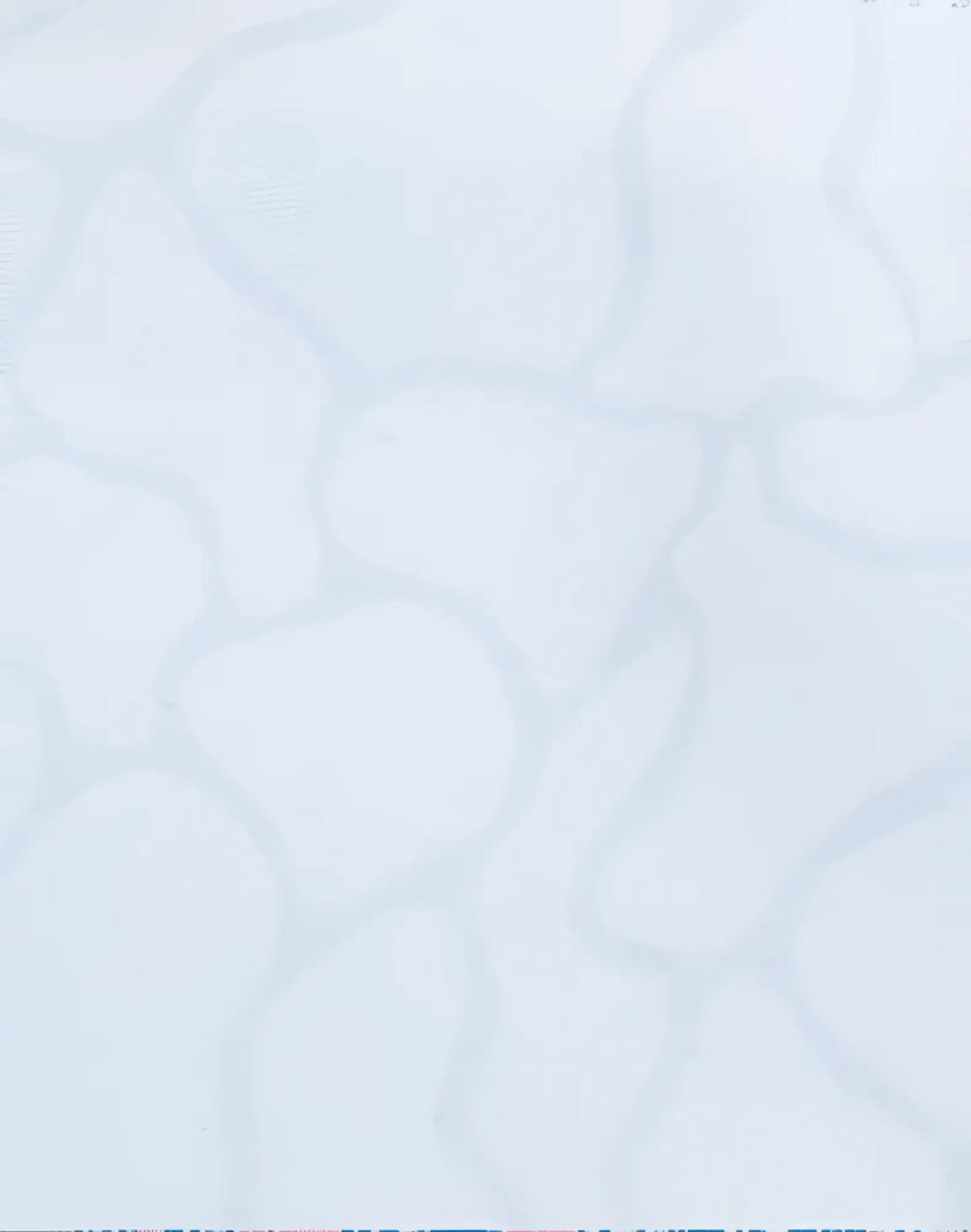Light blue 2EROS printed Bronte shorts with subtle raised circular motifs in seascape white fabric