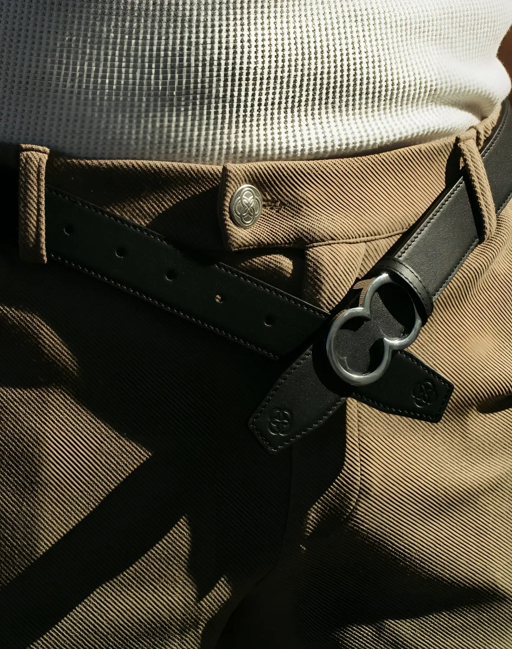 2eros reversible belt black brown black leather with double-ring buckle and subtle embossed logo detailing
