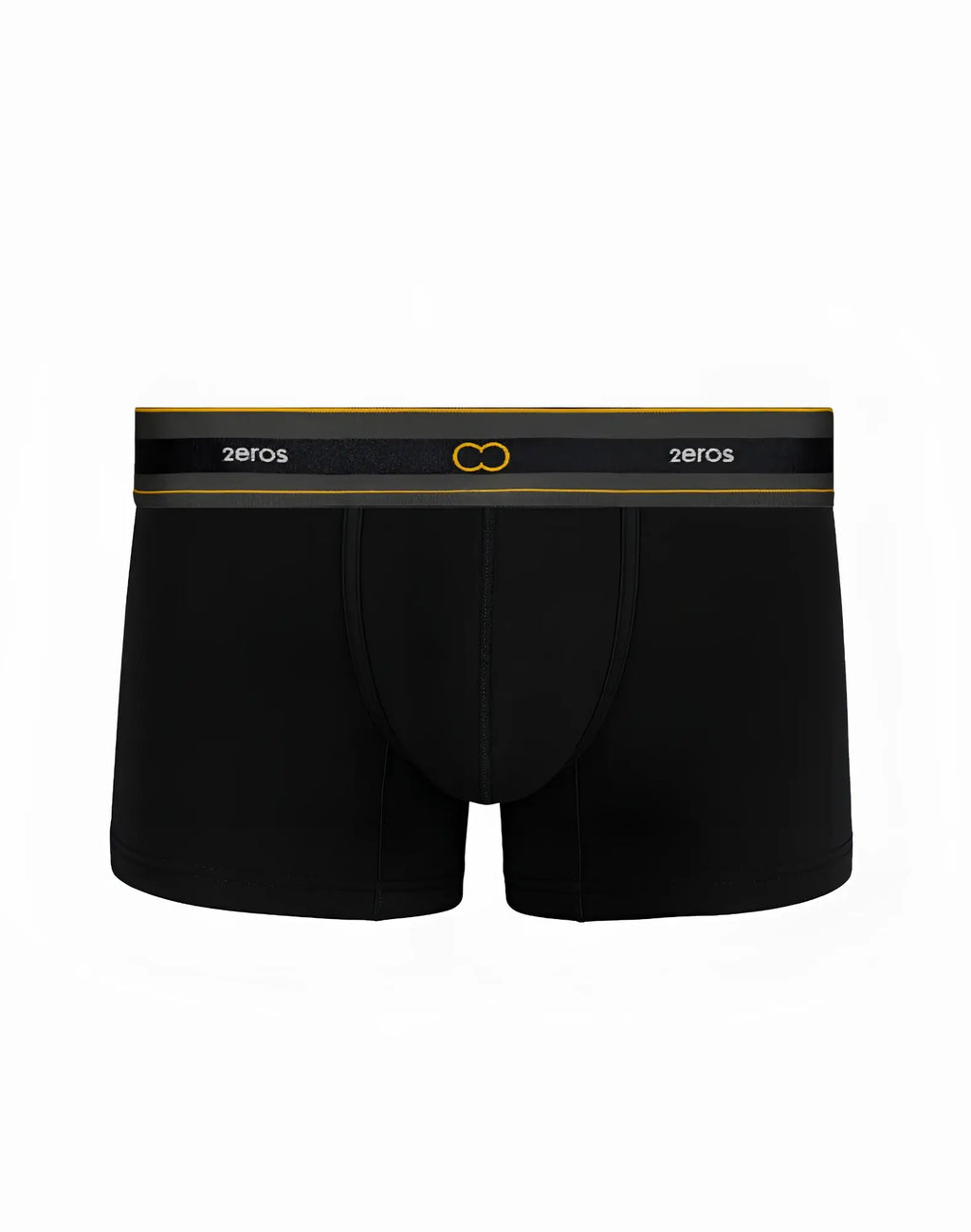 Black 2eros u31 adonis trunk underwear boxer briefs with sleek elastic waistband gold trim and brand logo