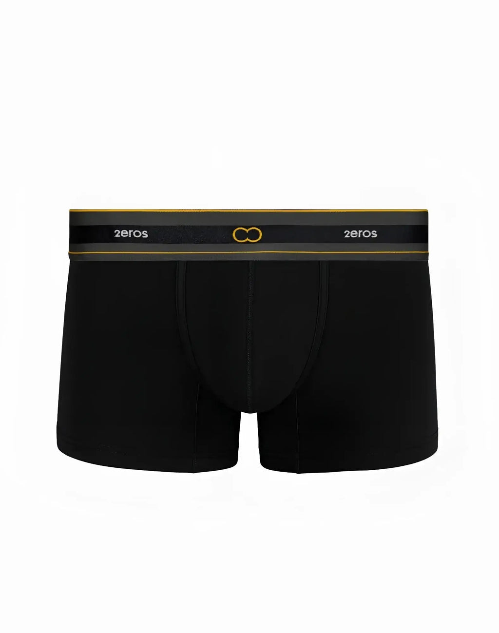 Black 2eros u31 adonis trunk underwear boxer briefs with sleek elastic waistband gold trim and brand logo