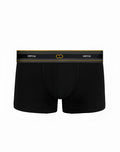 Black 2eros u31 adonis trunk underwear boxer briefs with sleek elastic waistband gold trim and brand logo