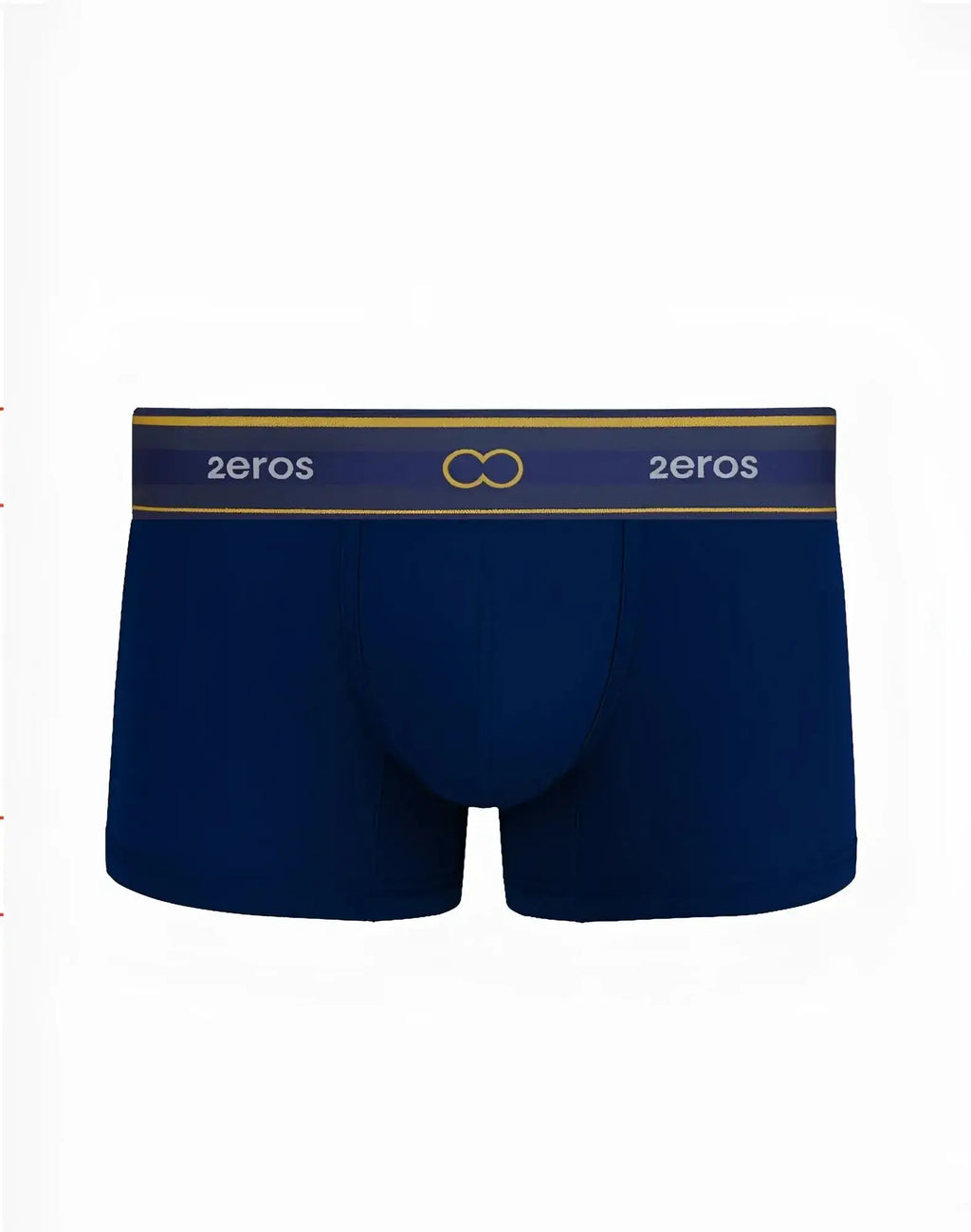 Navy 2eros u31 adonis trunk underwear with gold and navy branded waistband designed for comfortable support